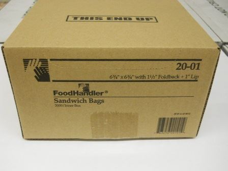 BAGS, PLASTIC SANDWICH, 2M/CA