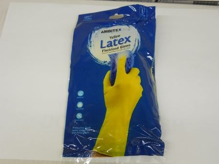 GLOVES, RUBBER, LARGE