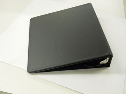 BINDER,3 RING 2",BLACK, 81/2 X 11