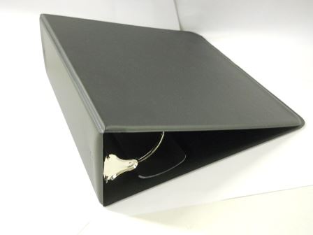 BINDER,3 RING 3",BLACK,8 1/2X11