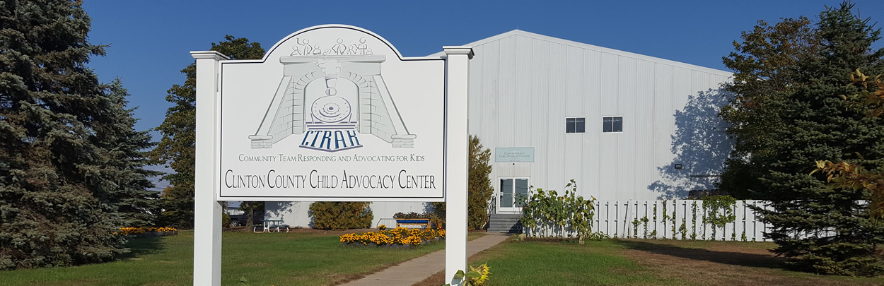 child advocacy center sign building front