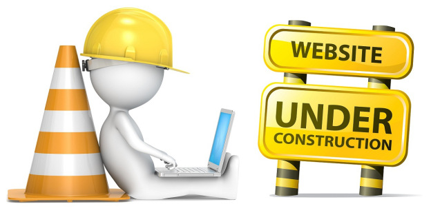 A visual stating that the CCHD webpage is under construction