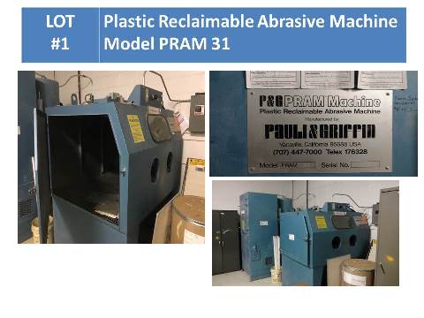 Plastic Reclaimable Abrasive Machine