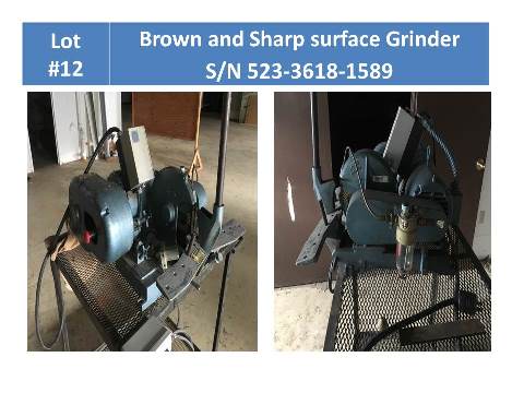 Brown and Sharp surface Grinder