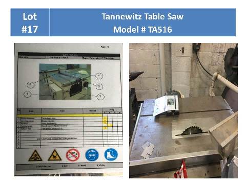 Tannewitz Table Saw