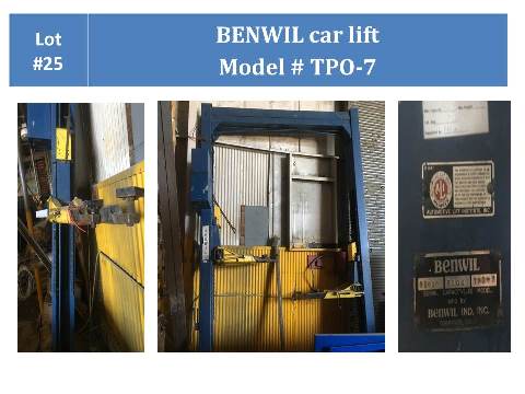 Benwil car lift